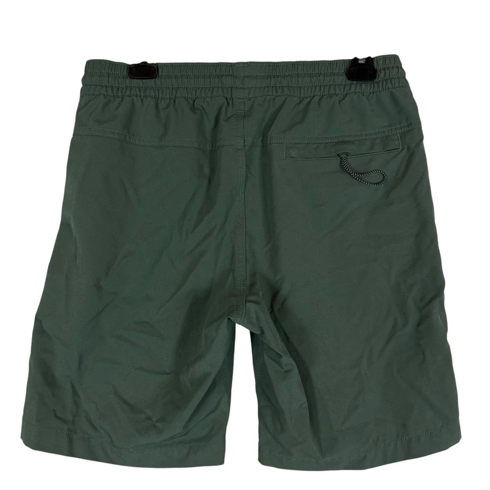 Billabong Shorts Mens Small Green Swim Trunks Lined Elastic Waist Pockets Mesh